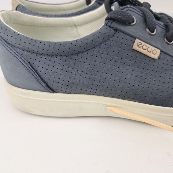 Ecco Casual Navy Blue Men's Sneakers Size 9 - Picture 15 of 16